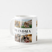 Wir Liebe Sie Oma Personalisiert 4 FotoCollage Kaffeetasse (Vorderseite Links)