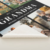 Wir Liebe Sie Oma Personalisiert 4 FotoCollage Sherpadecke (3/4)