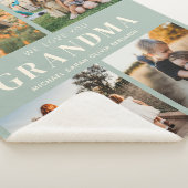 Wir Liebe Sie Oma Personalisiert 4 FotoCollage Sherpadecke (3/4)