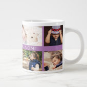 Wir Liebe Sie Oma Personalisiert FotoCollage Jumbo-Tasse (Rechts)