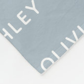 Wir Liebe Sie Oma Personalisiert Kids Namen Fleecedecke (Ecke)