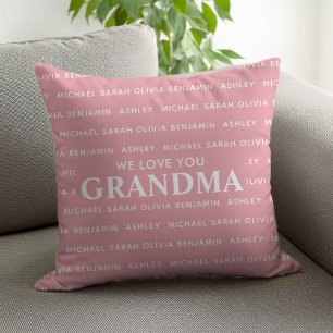 Wir Liebe Sie Oma Personalisiert Kids Namen Kissen
