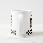 Wir Liebe Sie Opa 5 Fotos Keepake Jumbo-Tasse (Rückseite)