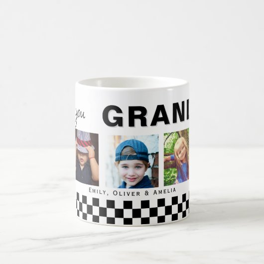 Wir Liebe Sie Opa 5 Fotos Keepake Kaffeetasse (Mittel)