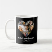 Wir Liebe Sie Opa Herzinstagramm Foto Kaffeetasse (Links)