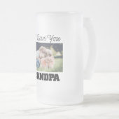 Wir Liebe Sie Opa Mattiert Glass Tasse (VorderseiteRechts)