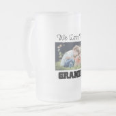Wir Liebe Sie Opa Mattiert Glass Tasse (Vorderseite Links)