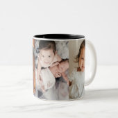Wir Liebe Sie Opa Opa Grandkinder Fotos Zweifarbige Tasse (VorderseiteRechts)