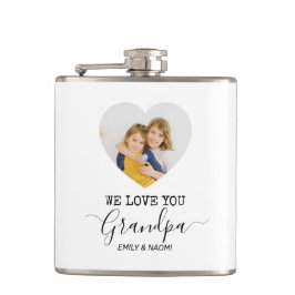 Wir Liebe Sie Opa | Personalisierter Flasche Flachmann