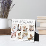 Wir Liebe Sie, Opa Plaque Fotoplatte<br><div class="desc">Gib diese personalisierte Foto-Plakette als wunderbares Geschenk!</div>