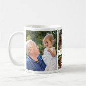Wir Liebe Sie Papa 5 FotoCollage Kaffeetasse (Links)
