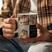 Wir Liebe Sie Papa Elegante Modernes 9 Foto Kaffeetasse