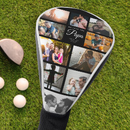 Wir Liebe Sie Papa Family Foto Collage Cool Trendy Golf Headcover