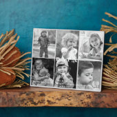 Wir Liebe Sie Papa Names Foto Collage Fotoplatte (Seite)