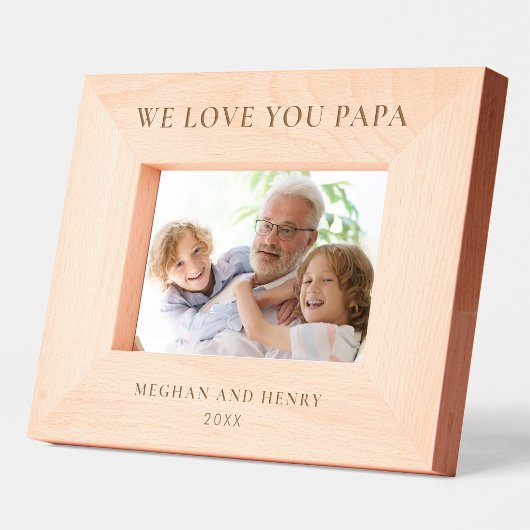 Wir Liebe Sie Papa Personalisiert Foto Rahmen Gesc