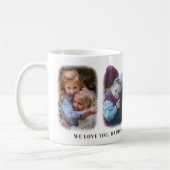 Wir Liebe Sie Papa Personalisierte Tasse (Links)