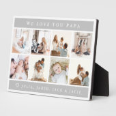 Wir Liebe Sie Papa Plaque Fotoplatte (Seite)