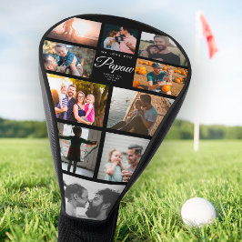 Wir Liebe Sie Papaw Familie Foto Collage Sport Fan Golf Headcover