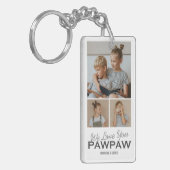 Wir Liebe Sie Pawpaw Foto Schlüsselanhänger (Vorderseite links)