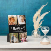 Wir Liebe Sie PawPaw Grandpa Foto Collage Fotoplatte (Seite)