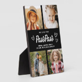 Wir Liebe Sie PawPaw Grandpa Foto Collage Fotoplatte (Seite)