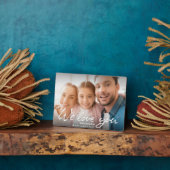 Wir Liebe Sie Pinsel Script Individuelle Name Foto Fotoplatte (Seite)