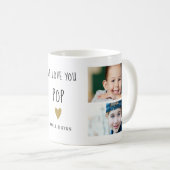 Wir Liebe Sie Pop 3 FotoCollage Opa Kaffeetasse (VorderseiteRechts)