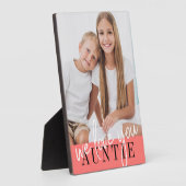 Wir Liebe Sie Tante Custom Foto Fotoplatte (Seite)