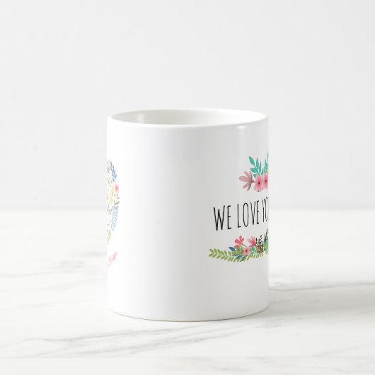 Wir Liebe Sie Tasse Mimi (Mittel)