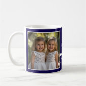 Wir Liebe Sie Uncle 2 Foto Custom Navy Moderne P20 Kaffeetasse (Links)