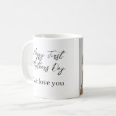 Wir Liebe Sie und den ersten Muttertag Kaffeetasse (Vorderseite Links)