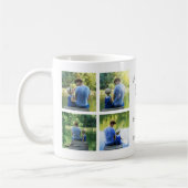 Wir Liebe Sie Vater 8-Foto Collage Frohe Weihnacht Kaffeetasse (Links)