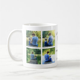 Wir Liebe Sie Vater 8-Foto Collage Happy Vatertag Kaffeetasse