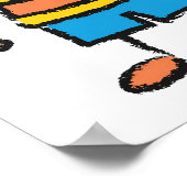 Wir Liebe Sie Vater Cartoon Familie glücklichen Va Poster (Ecke)