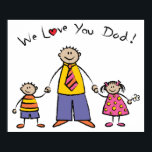 Wir Liebe Sie Vater Cartoon Familie glücklichen Va Poster<br><div class="desc">Mit Fett*fa*tin entworfen. Einfach mit eigenen Texten, Fotos oder Bildern anpassen. Für individuelle Anfragen wenden Sie sich bitte direkt an fat*fa*tin. Es gelten benutzerdefinierte Gebühren. ・ ・ ・ ・・・, dass die Nachfolger des Nachfolgs von TASTUNG direkt vor der Tasse, direkt vor der Tasse, direkt vor der Tasse: www.zazzle.com/fat_fa_tin ・ direkt...</div>