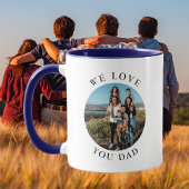Wir Liebe Sie Vater Circle Foto Tasse
