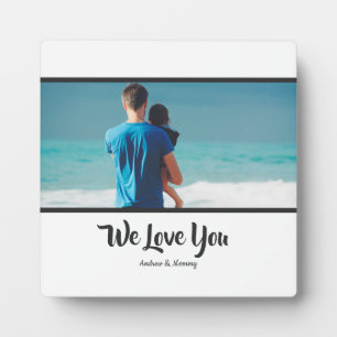 Wir Liebe Sie Vater, Custom Foto Vatertag Rahmen