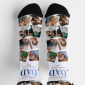 Wir Liebe Sie Vater Foto Collage Socks Socken (Oben)