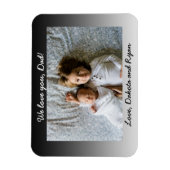 Wir Liebe Sie Vater, Foto Magnet (Vertikal)