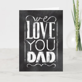 Wir Liebe Sie Vater Karte