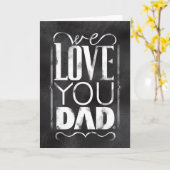 Wir Liebe Sie Vater Karte (Gelbe Blume)