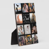 Wir Liebe Sie VATER Moderne Coole Elegante Vater's Fotoplatte (Seite)