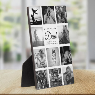 Wir Liebe Sie VATER Moderne trendige Elegante Vate Fotoplatte