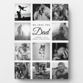 Wir Liebe Sie VATER Moderne trendige Elegante Vate Fotoplatte (Vorderseite)