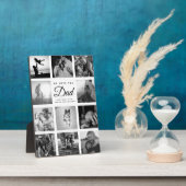 Wir Liebe Sie VATER Moderne trendige Elegante Vate Fotoplatte (Seite)