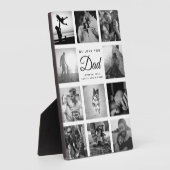 Wir Liebe Sie VATER Moderne trendige Elegante Vate Fotoplatte (Seite)