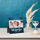 Wir Liebe Sie Vater, Personalisiert 3 Foto Collage Fotoplatte (InSitu)