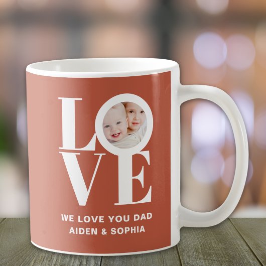 Wir Liebe Sie Vater Personalisiert Foto Vatertag Kaffeetasse