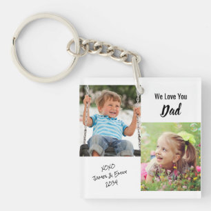 Wir Liebe Sie Vater Personalisierte Fotos Schlüsse Schlüsselanhänger