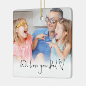 Wir Liebe Sie Vater Skriptname Informelles Foto Ov Keramikornament (Links)